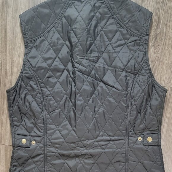 Barbour Womens lightweight down vest size 8 black full zip - Picture 3 of 9